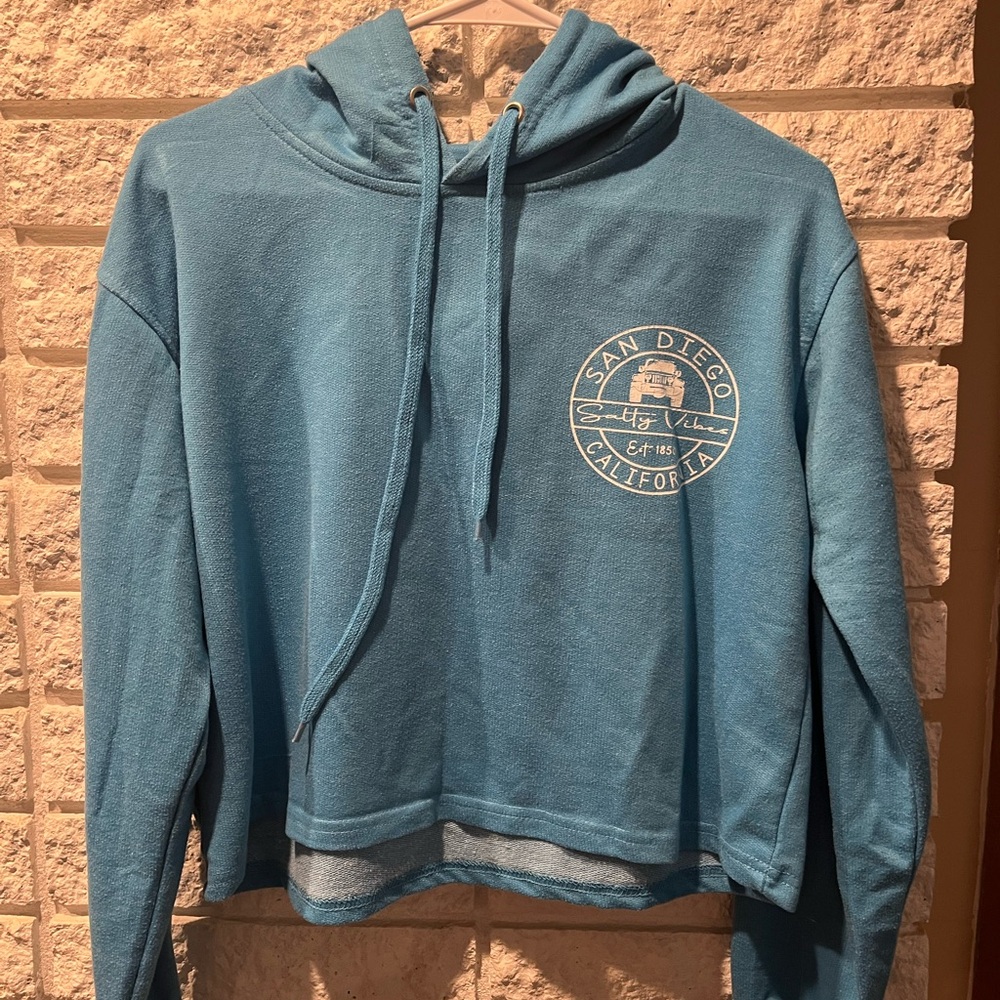 Bloom Teal Hoodie